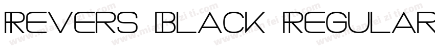 Revers Black Regular字体转换